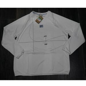 Men's Size L/XL
Nike Dri-FIT Long-Sleeve Fleece Fitness Top Shirt White